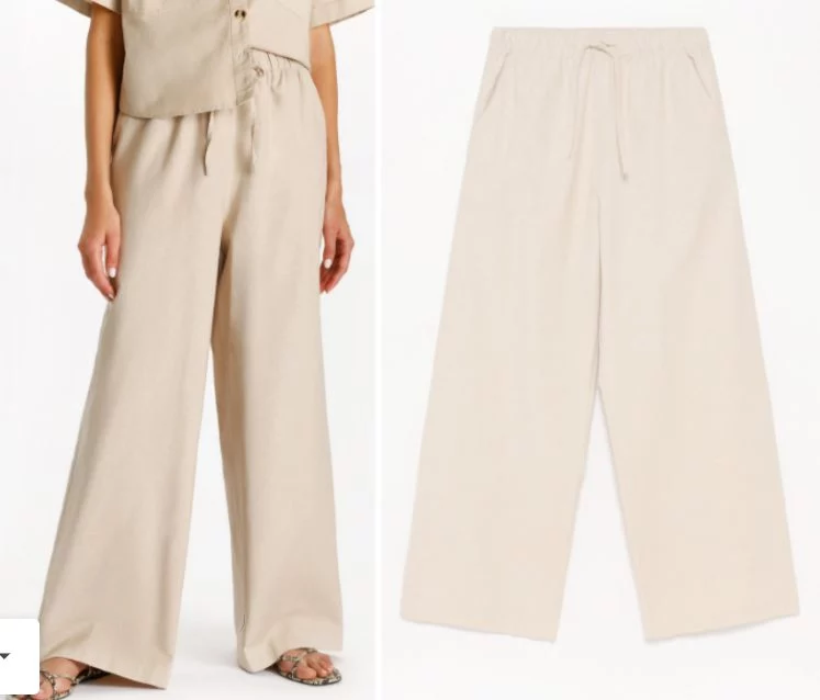 8 pantalones de Lefties confeccionados en lino y que disimulan tu barriguita para darte cuerpazo