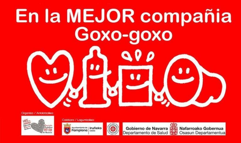 Casi 200 cajas con material de promoción de salud sexual se repartirán en San Fermín