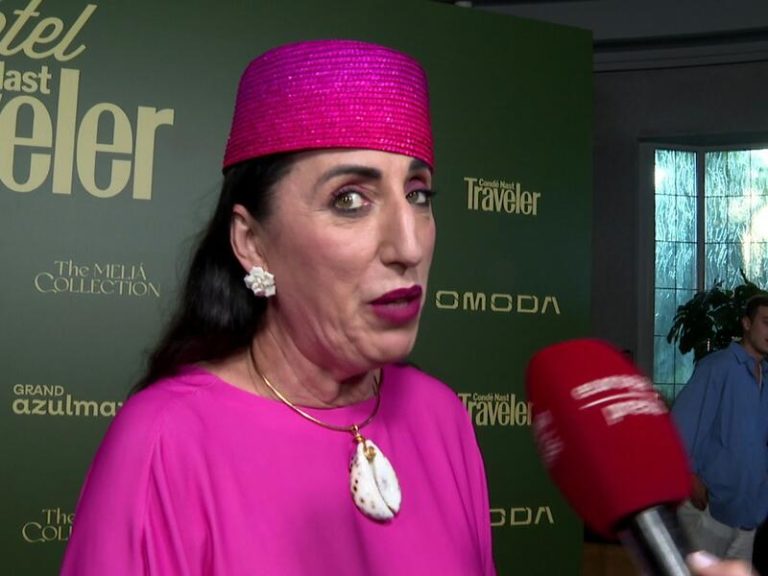La íntima amiga de Hiba Abouk, Rossy de Palma, se enfada cuando le preguntan por su relación con Escassi