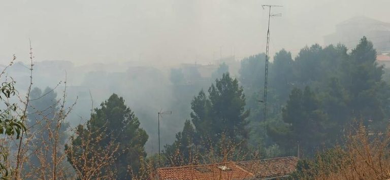 Cerca de 20 efectivos movilizados por un incendio en las inmediaciones de Cuenca