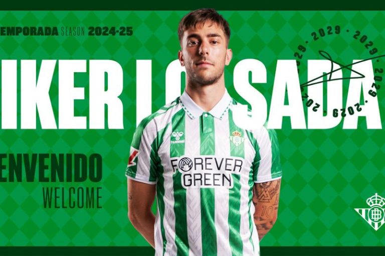 ¡Iker Losada aterriza en el Benito Villamarín! El Real Betis apuesta por el joven talento hasta 2029.