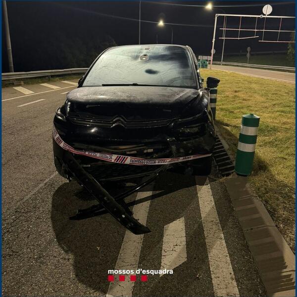 Padre irresponsable quintuplicó el límite de alcohol y se accidentó con sus hijos en Girona