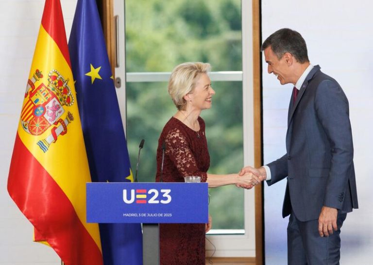 Presidente Sánchez aplaude la nueva etapa de Von der Leyen al frente de la Comisión Europea