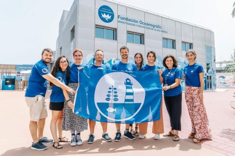 Oceanográfico de Valencia, reconocido como Centro Azul 2024 por impulsar la conciencia ecológica