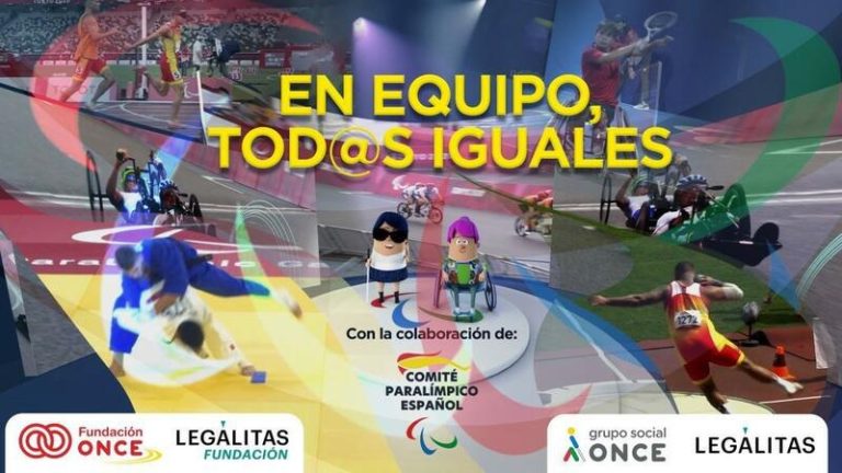 Fundación ONCE y Fundación Legálitas lanzan una campaña para difundir los valores del deporte