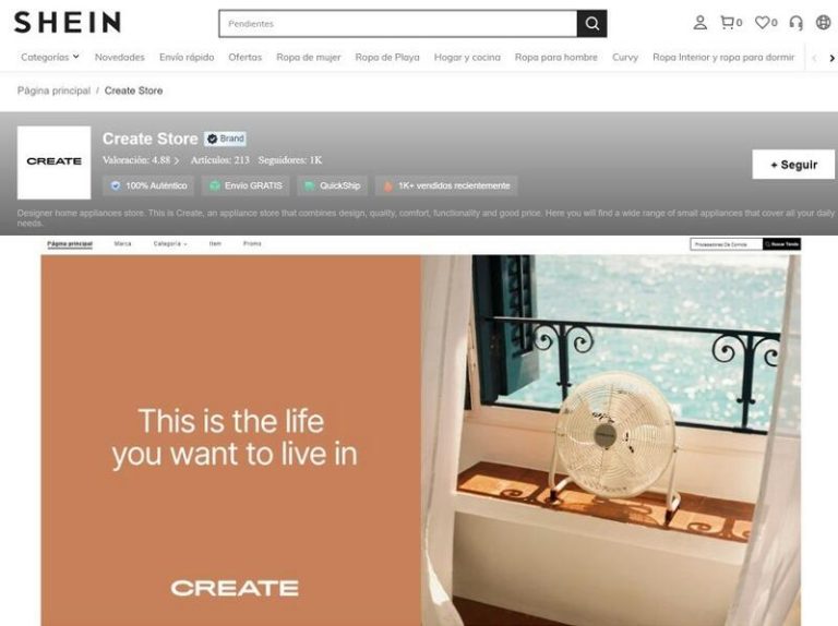 Shein abre su 'marketplace' a marcas y 'retailers' españoles como Hawkers o Create
