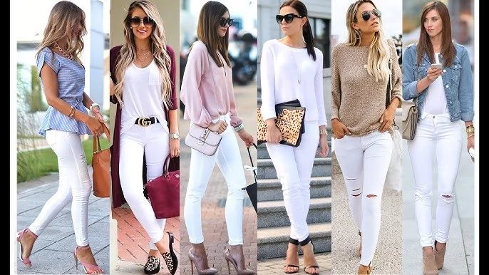 3 formas chic de combinar el pantalón blanco este verano