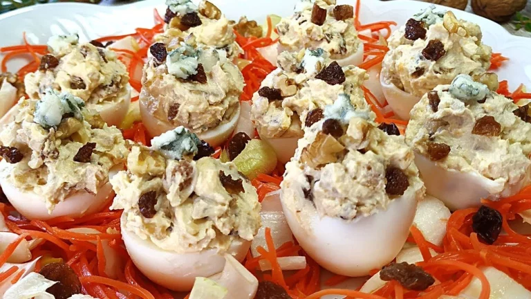 Huevos rellenos con mejillones en escabeche: el truco para que queden mucho más jugosos