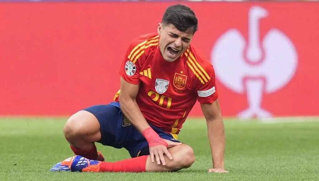 La lesión: un golpe de Toni Kroos