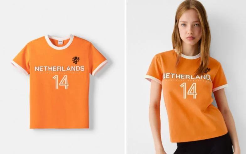 Bershka vende por menos de 10 euros camisetas retro en varios colores perfectas tras la Eurocopa