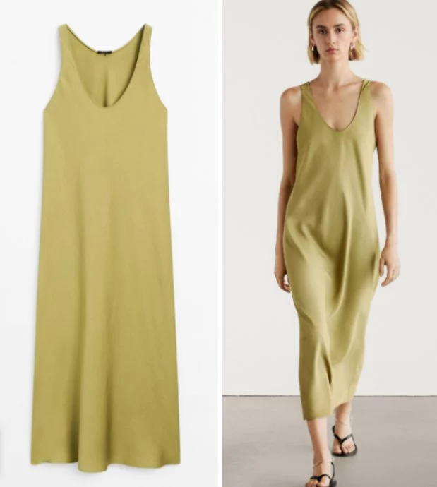 Sofisticada y juvenil con estos 4 vestidos de Massimo Dutti para combinar con zapatillas deportivas