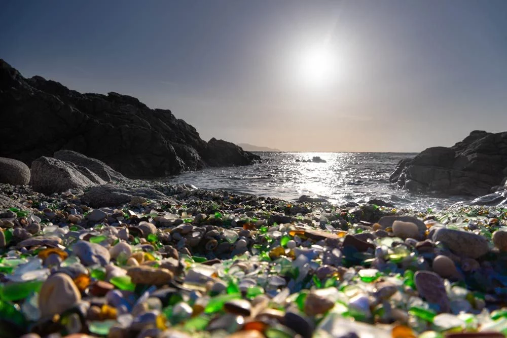 Playa de los Cristales, A Coruña y Playa de Monsul, Almería