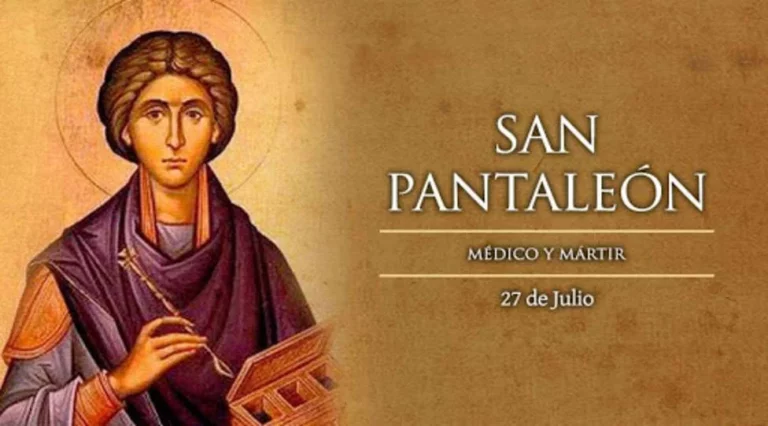 San Pantaleón: Santoral del 27 de julio de 2024
