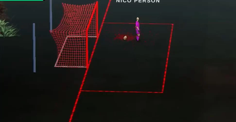 Videojuego de fútbol y terror