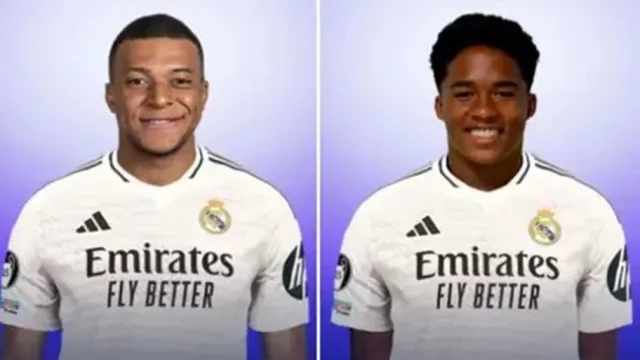 mbappe y endrick real madrid 1 julio
