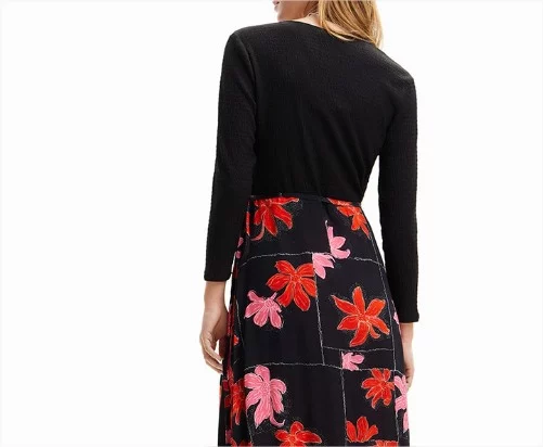 vestido flores otono