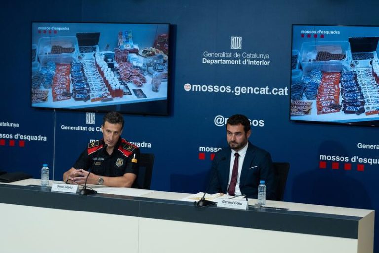 Interceptada una red delictiva que elaboraba y comercializaba tentempiés y dulces con cannabis en Barcelona