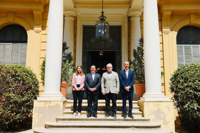 Albares visita la futura sede de Casa Asia de Barcelona, que se inaugurará en 2026