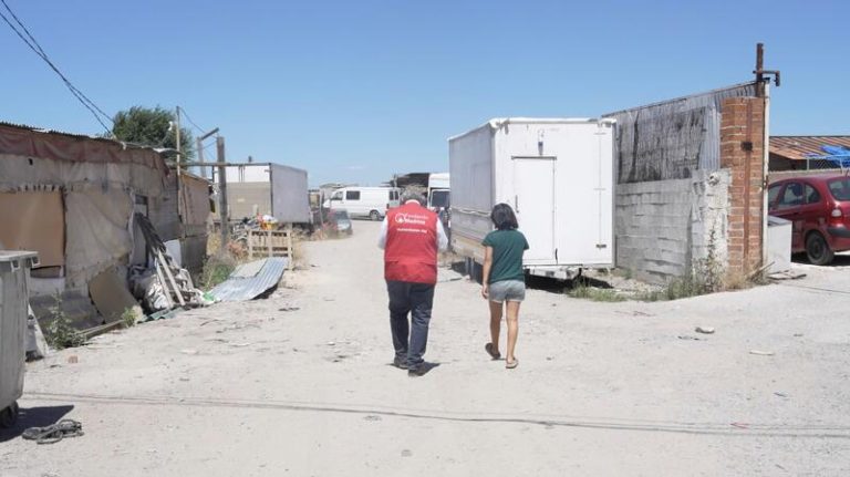 Keysi, madre de tres hijos y exvecina de la Cañada Real: 