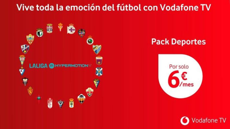 Disfruta de toda la emoción de la Segunda División en el paquete 'Deportes' de Vodafone España