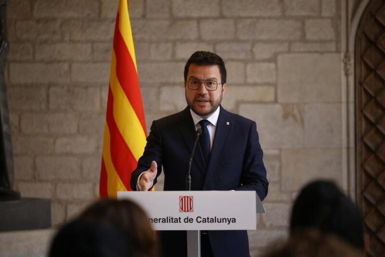 Aragonès culpa al Tribunal Supremo por la posible detención de Puigdemont