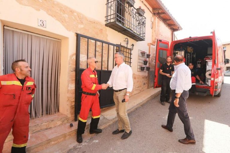 Fuego de Corbalán se apaga con la ayuda del buen tiempo