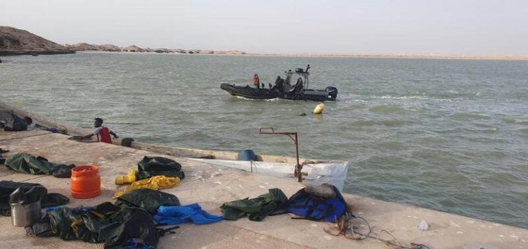 Marruecos intercepta un barco con 124 migrantes frente a Dajla
