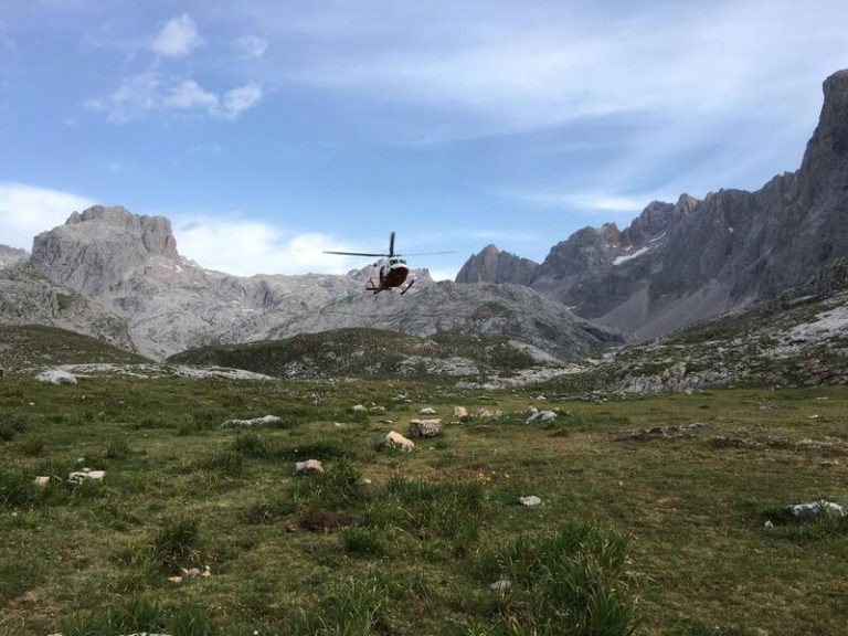 Trágica caída de un escalador de Madrid en las montañas de Picos de Europa