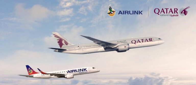 Qatar Airways adquiere un 25% de participación en la aerolínea sudafricana Airlink