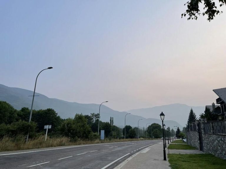 Los incendios en Canadá se podían ver desde el norte de la península