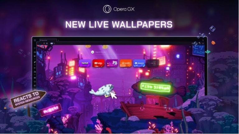Opera GX convierte los Live Wallpapers en herramientas que monitorizan el rendimiento del dispositivo