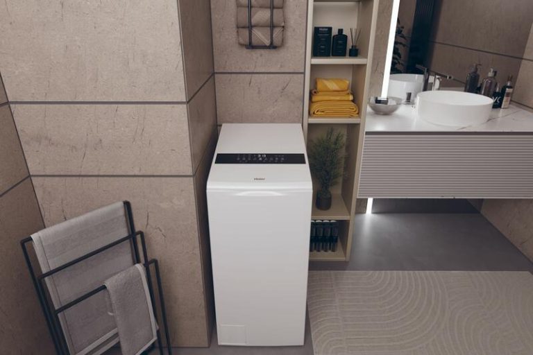 Haier lanza una lavadora de carga superior de 9kg de clase A con autodosificación