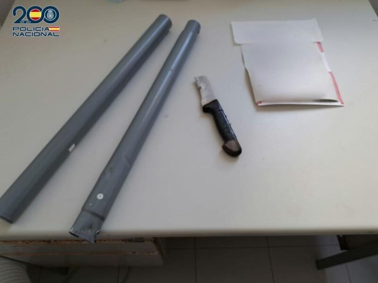 Detención por Amenazas y Daños en un Establecimiento de Palma