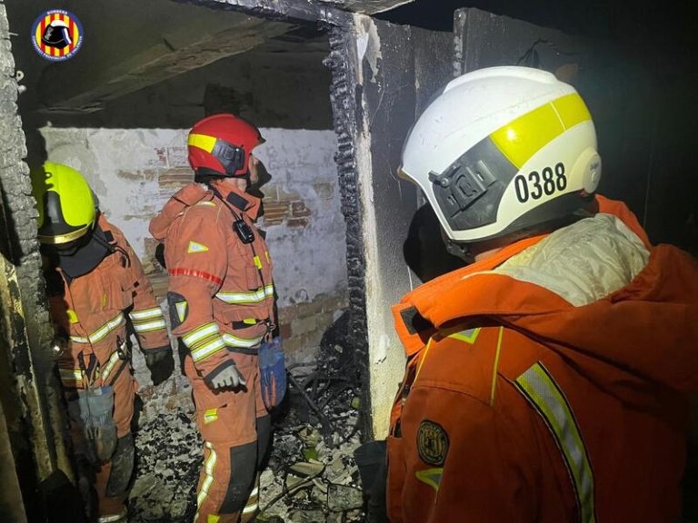 Incendio en un edificio de Mislata: Respuesta rápida del Consorcio de Bomberos