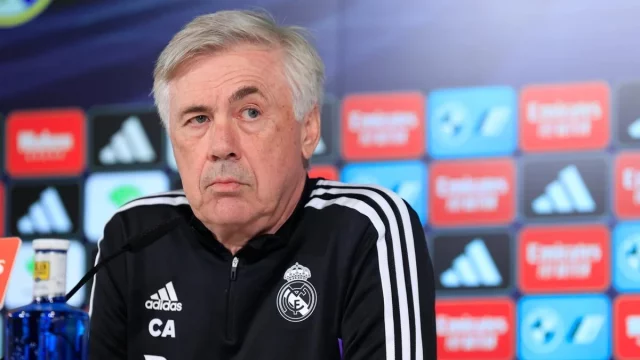 Ancelotti en rueda de prensa Fuente: AFP