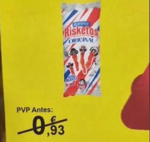 Rara oferta en Carrefour. 