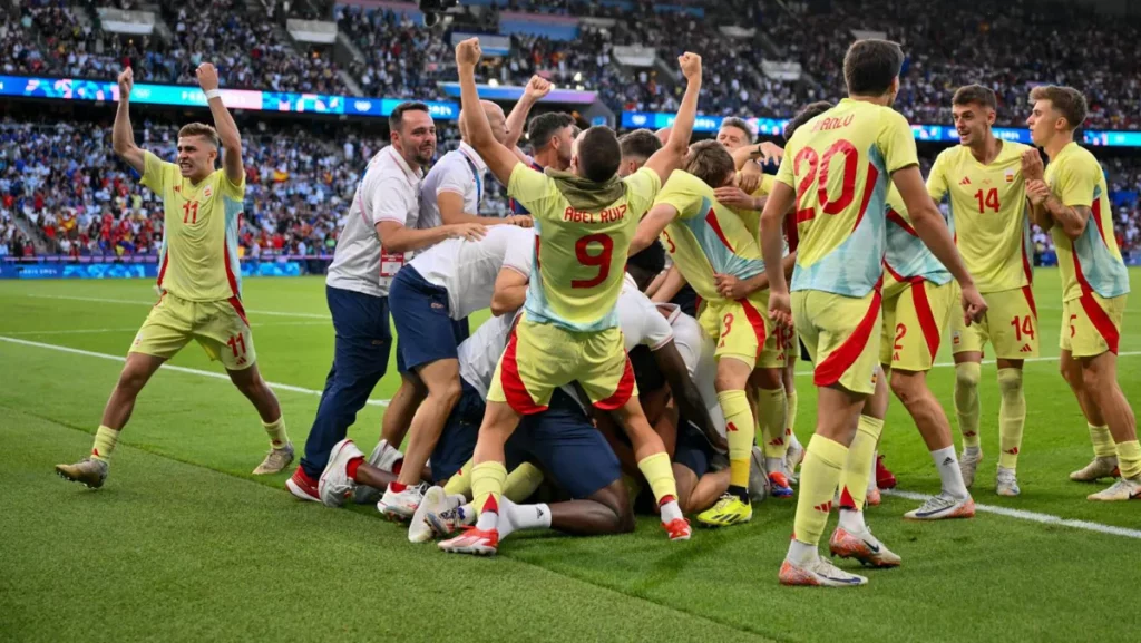 Celebración en el Parque de los Príncipes