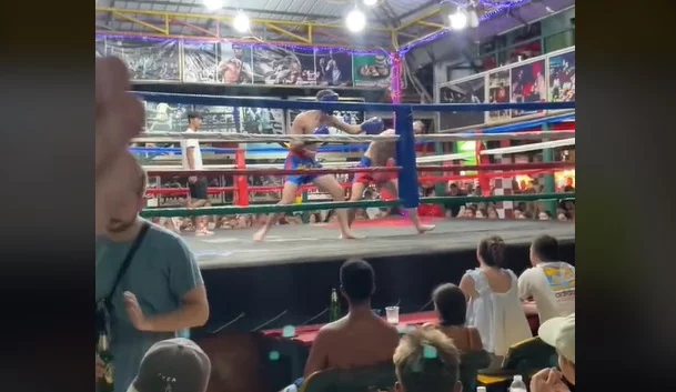 El club de la lucha en Tailandia.