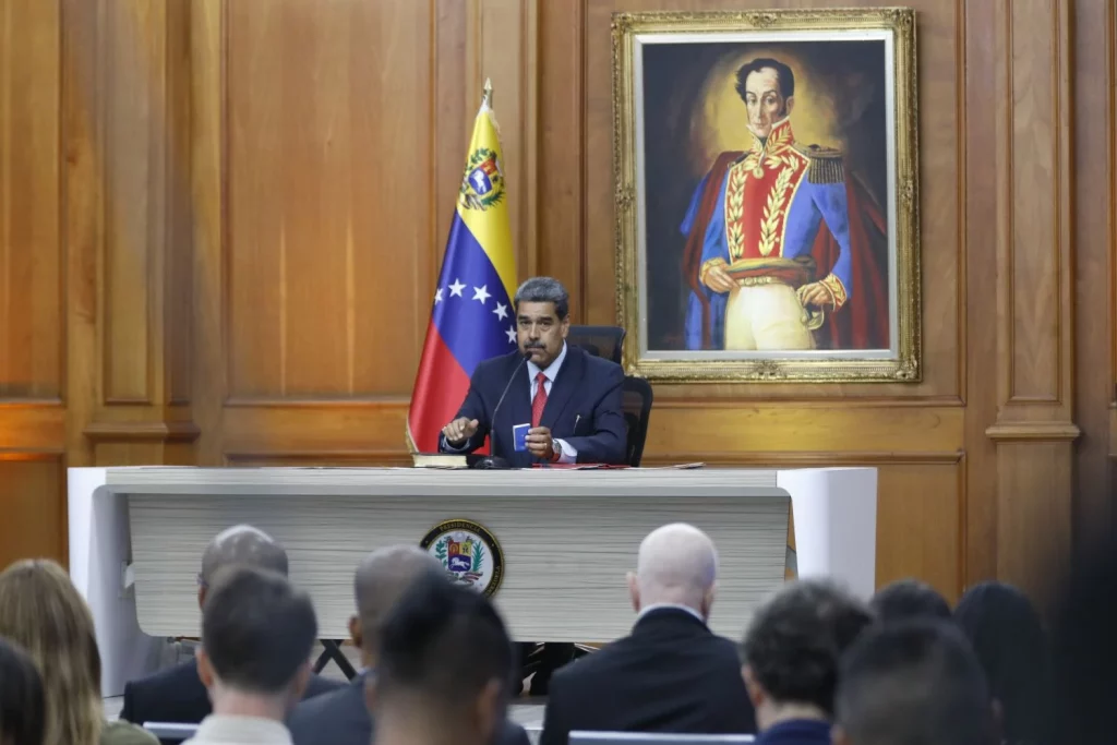 EuropaPress 6125042 31 july 2024 venezuela caracas venezuelan president nicolas maduro speaks
