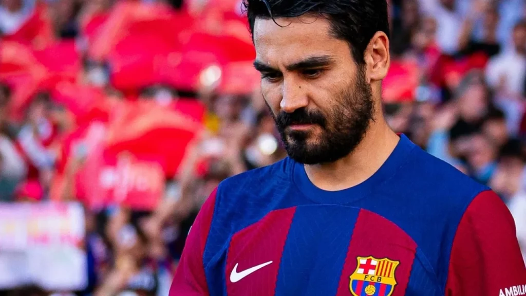 jugador del barca Gundogan
