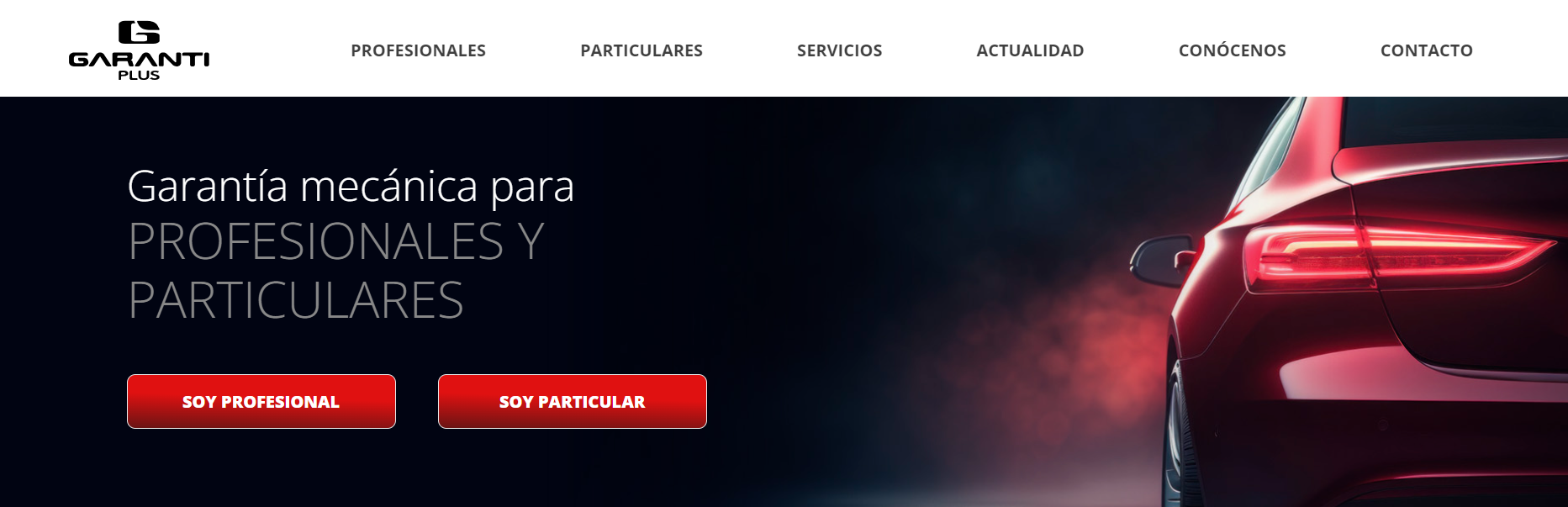 GarantiPLUS estrena página web 1 NUEVA WEB DE GARANTIPLUS