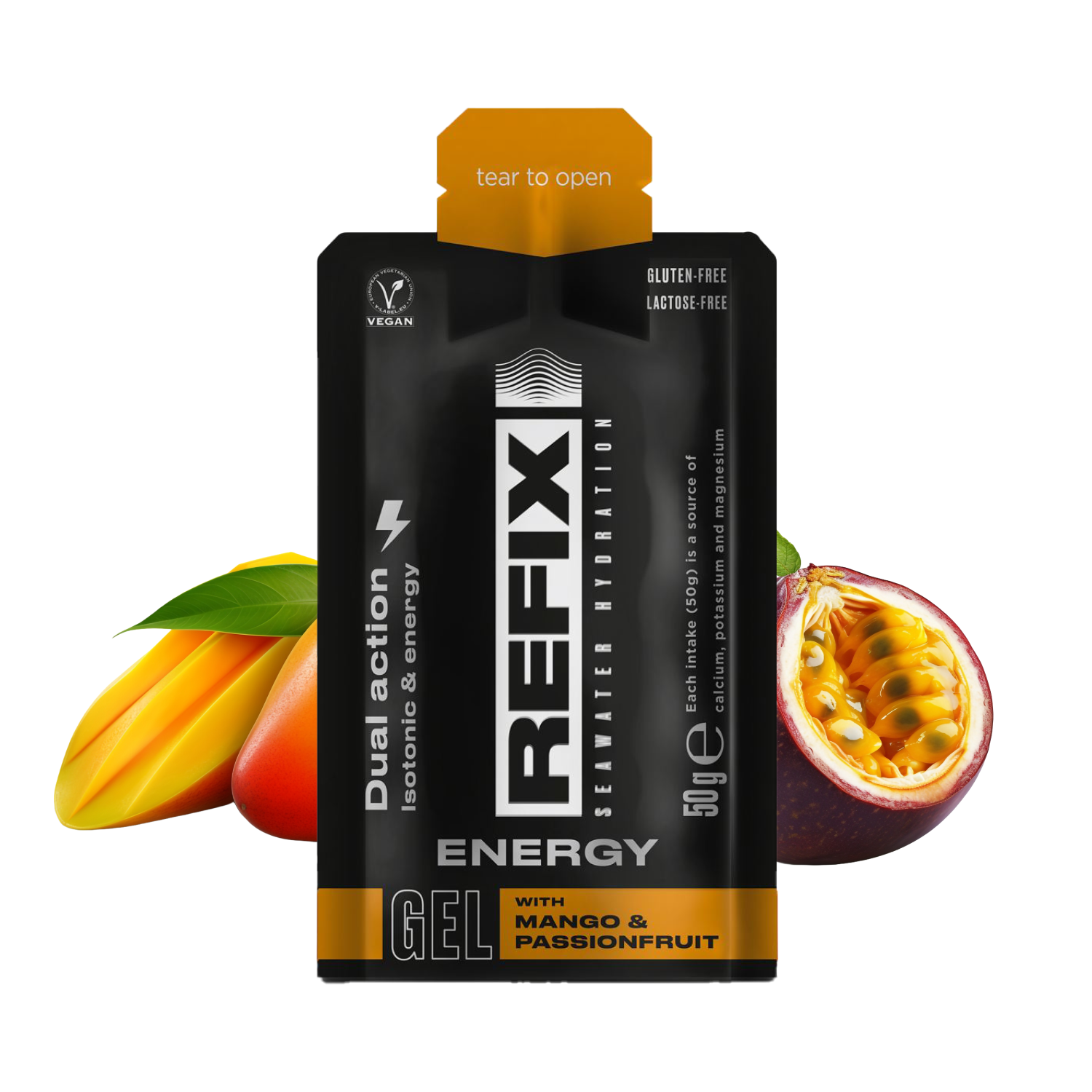 REFIX lanza al mercado sus nuevos geles de acción dual con agua de mar 1 REFIX Gel Mango and Passion Fruit