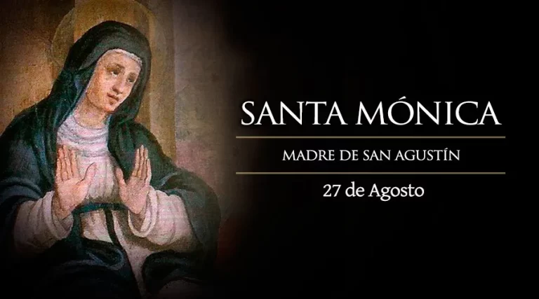 Santa Mónica: Santoral del 27 de agosto de 2024