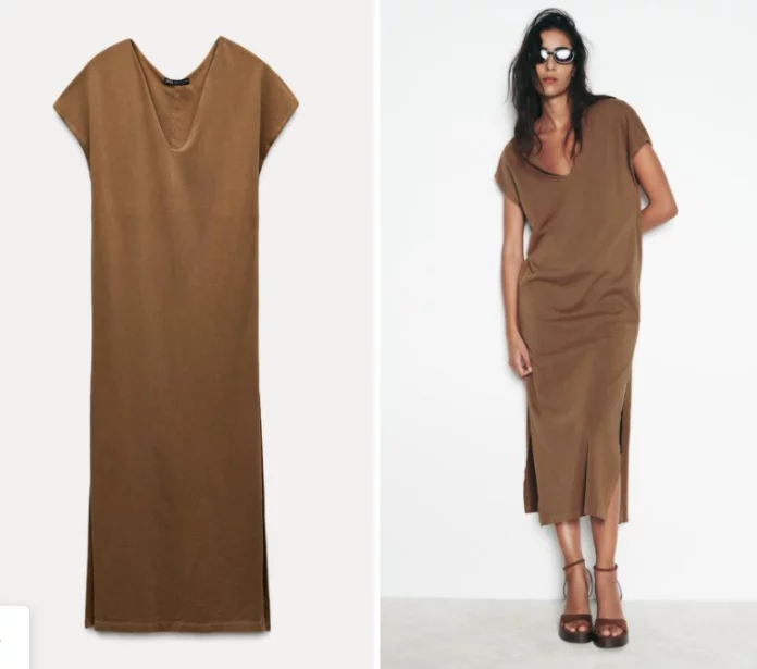 6 vestidos de Zara que son increíbles para llevar con botines