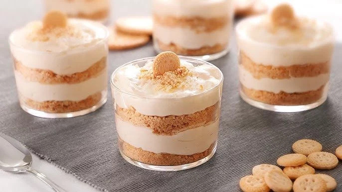 Vasitos de vainilla: un postre individual y refrescante