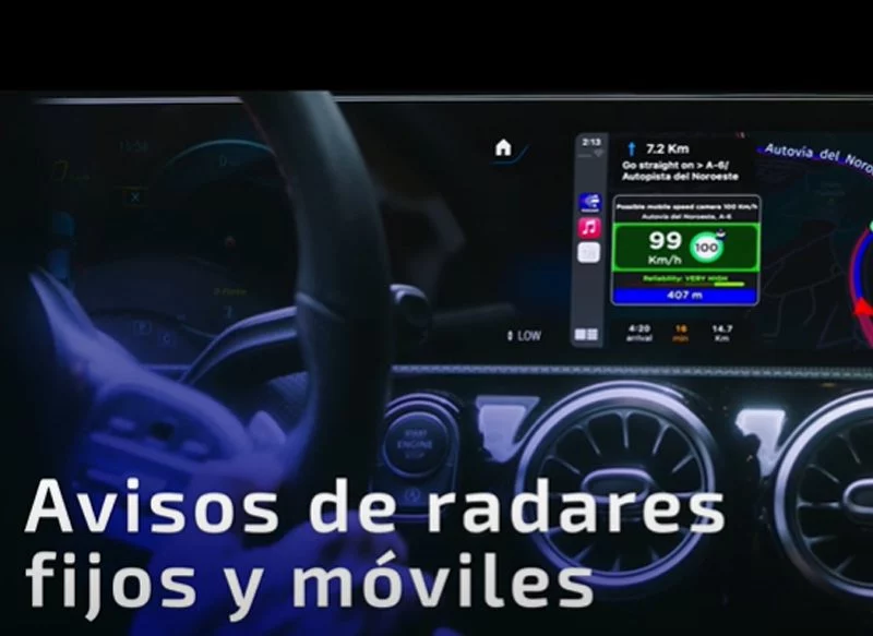 ALERTAS DE TODOS LOS RADARES EN ANDROID AUTO