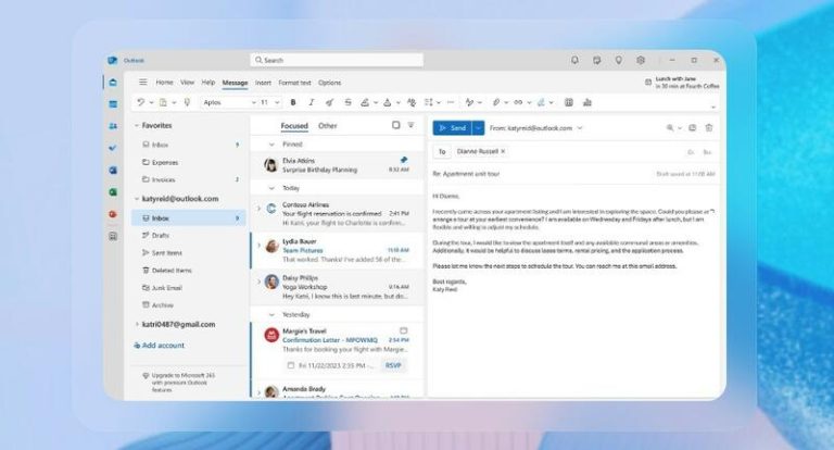 Microsoft prepara un modo 'offline' para acceder a la 'app' de Outlook sin conexión a Internet