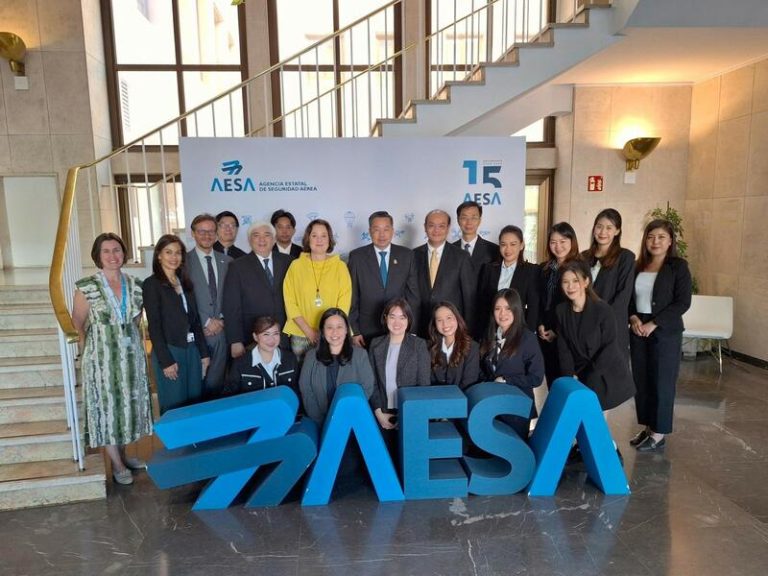 AESA y Tailandia se unen para potenciar la cooperación en el sector aeronáutico