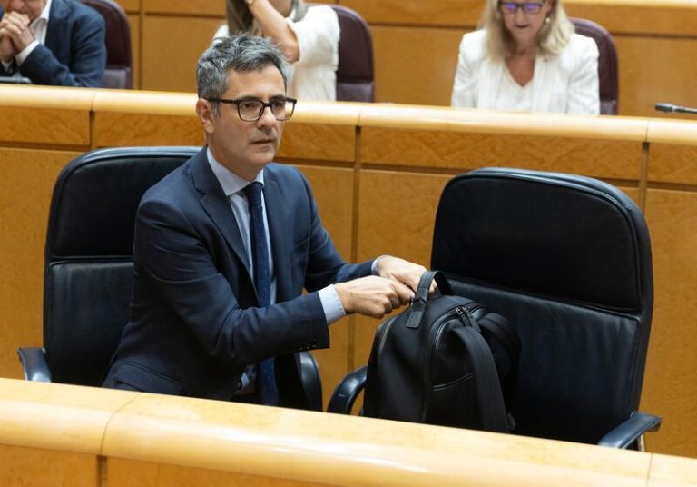Bolaños y el PP se enzarzan en el Senado