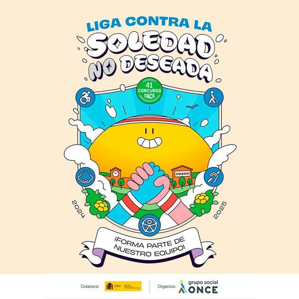 Más de 150.000 escolares participarán en el concurso de la ONCE 'Liga contra la Soledad no deseada'